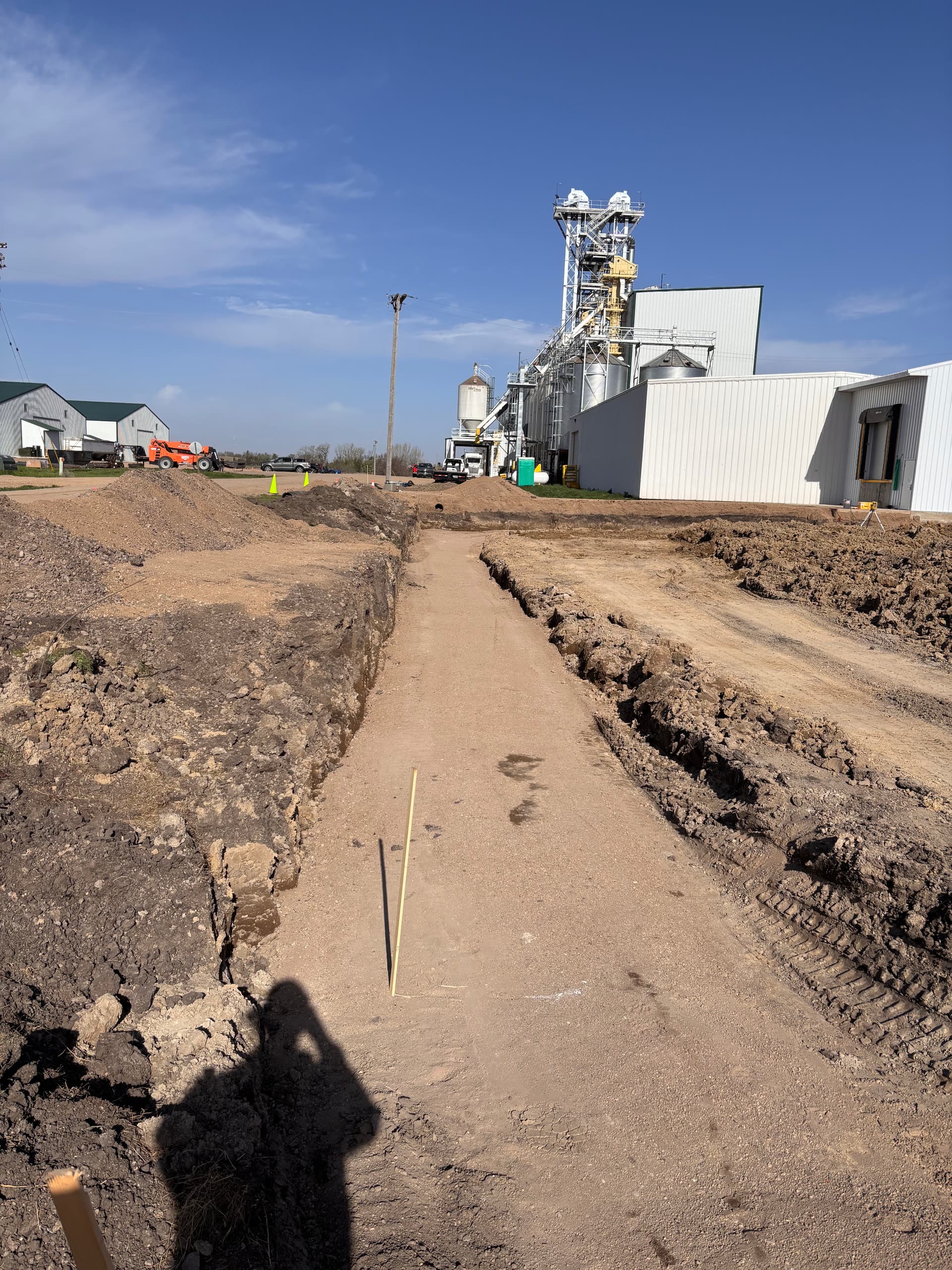 Edible Bean Storage Building Site Prep in Valley City image