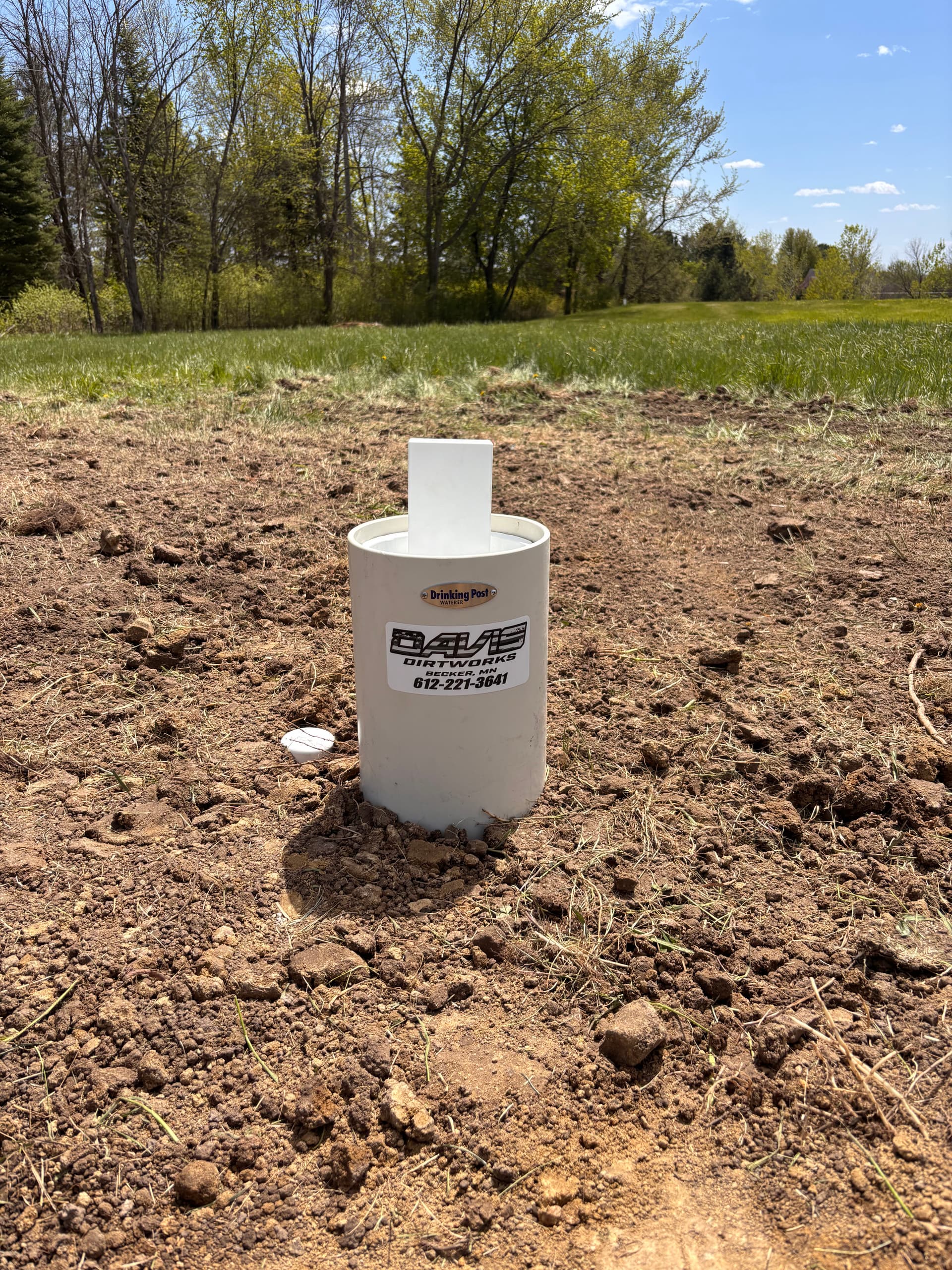 Gallery photos for Livestock Drinking Post Waterer Install in Prior Lake: Image #1