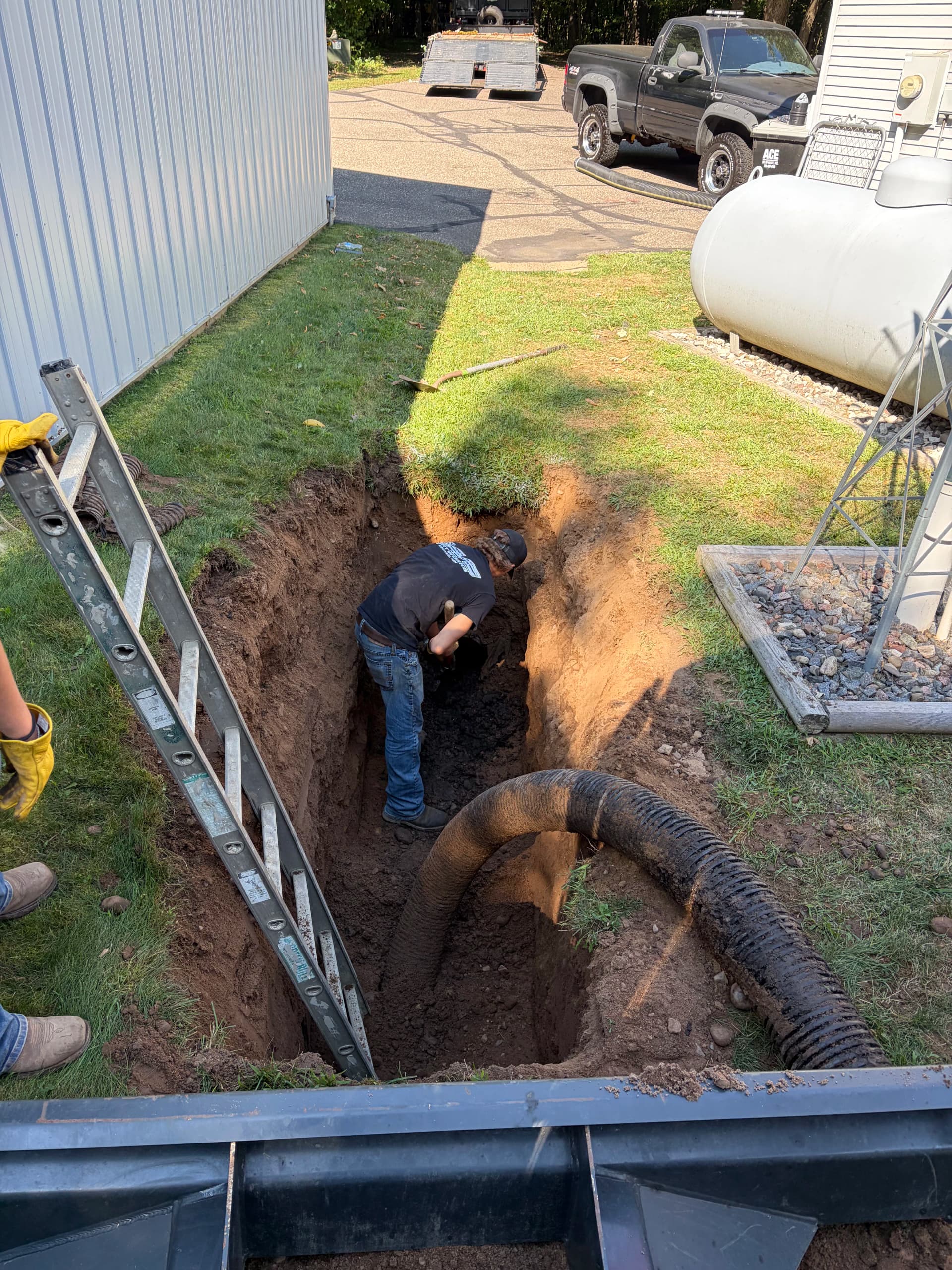 Gallery photos for Storm Line Repair and Drainage Fix in Zimmerman: Image #2