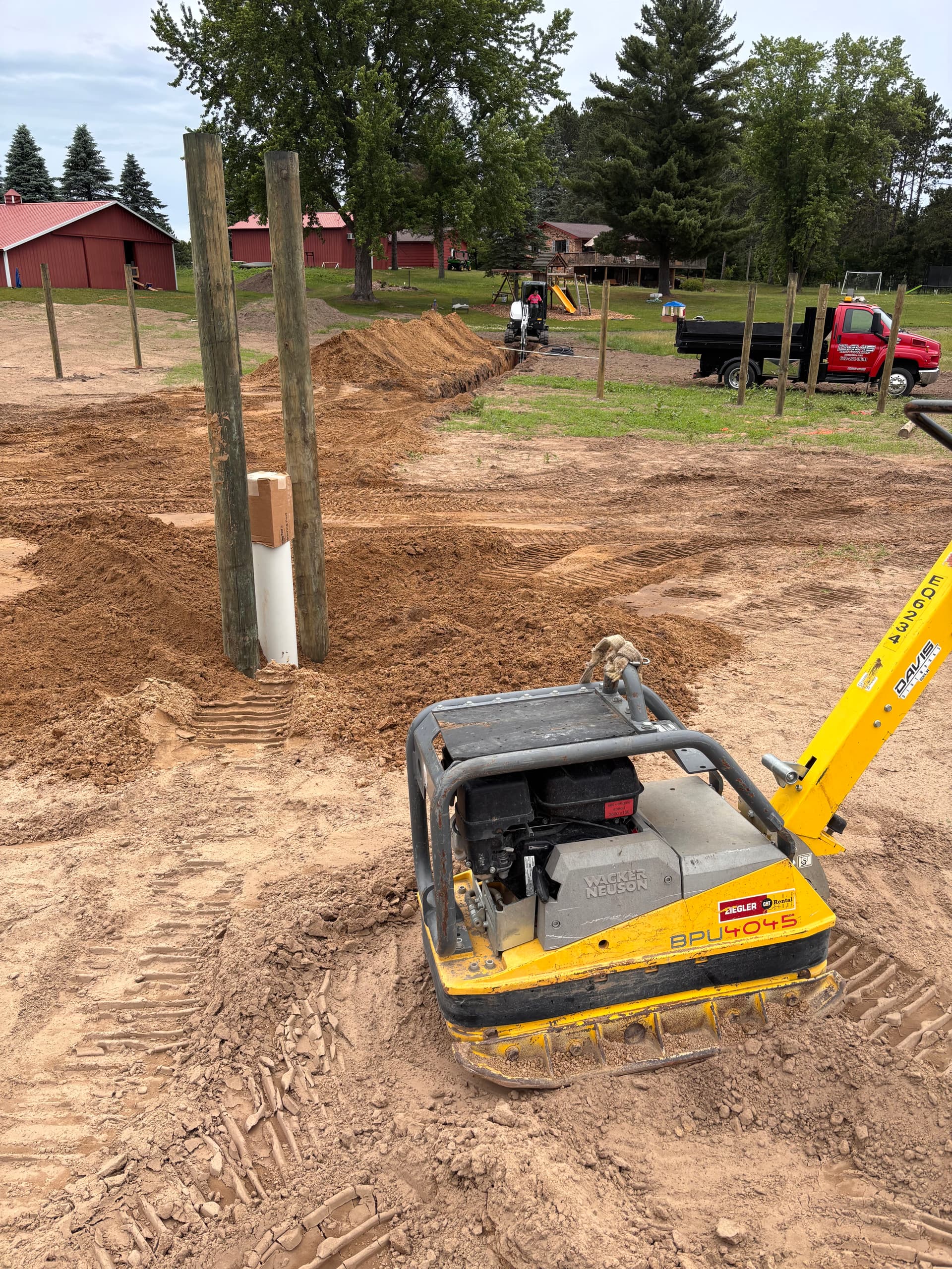 Gallery photos for Horse Property Water Setup Underway in Cambridge MN: Image #1