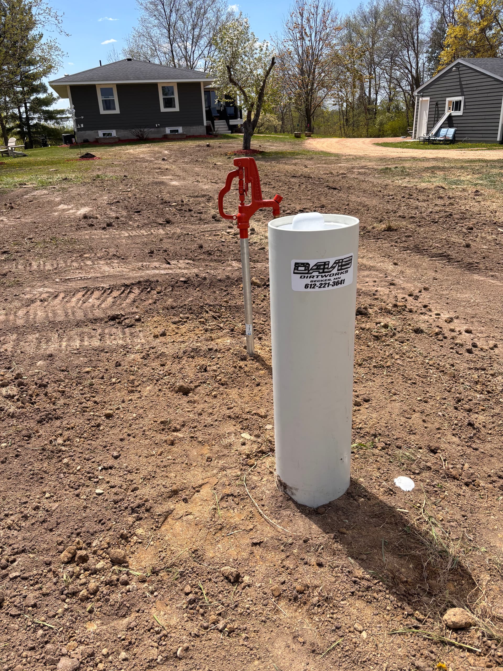 Livestock Drinking Post Waterer Install in Prior Lake image