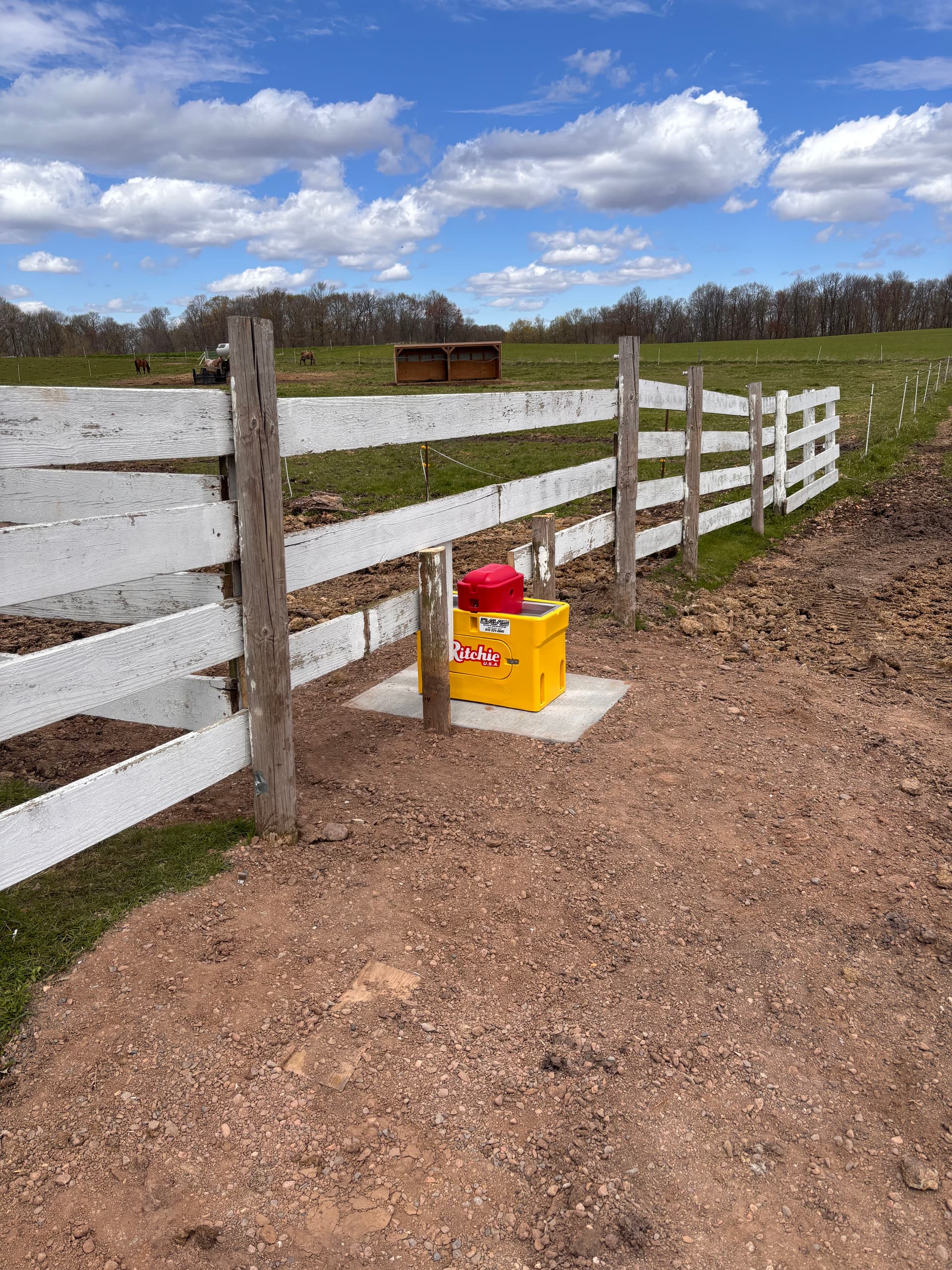 Gallery photos for Ritchie Automatic Waterer and Yard Hydrant Install at RnR Ranch in St. Croix Falls: Image #2