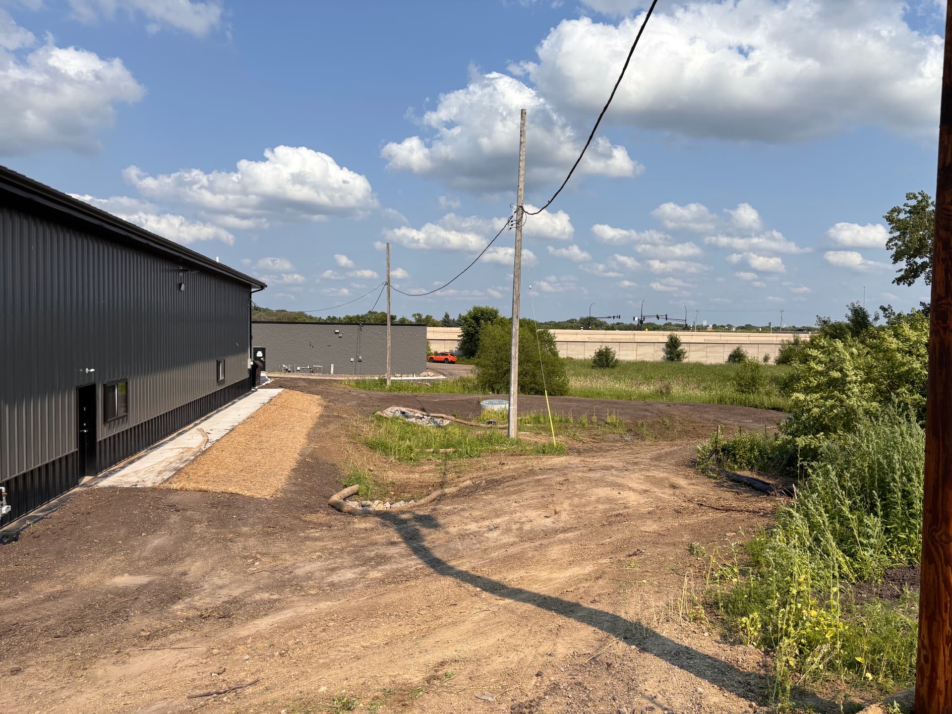 Gallery photos for Pond Completion, Fine Grading and Erosion Control on a Commercial Site: Image #1