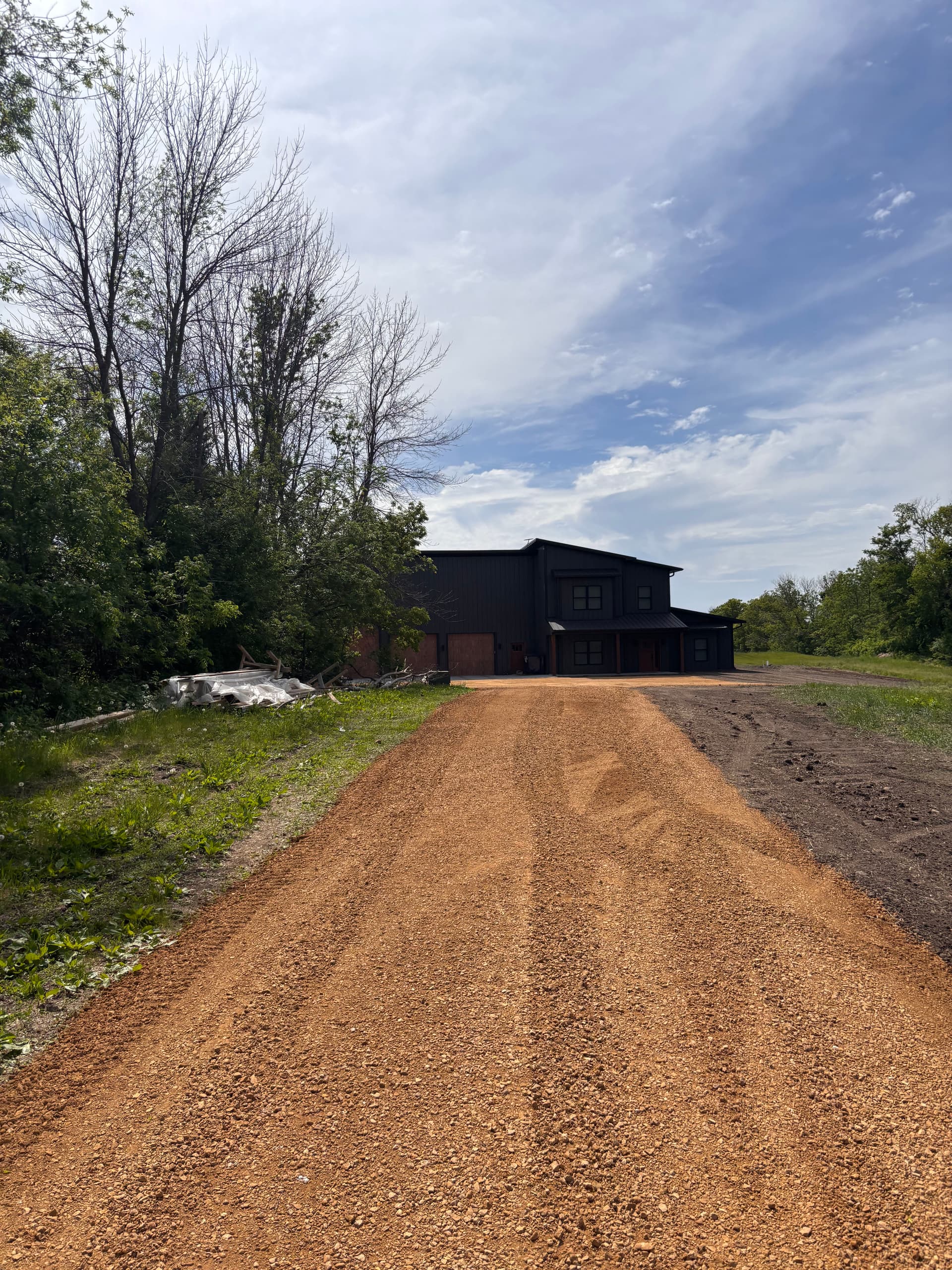 Gallery photos for Shakopee Barndominium Gets a 600-Foot Gravel Driveway and Full Site Prep: Image #4