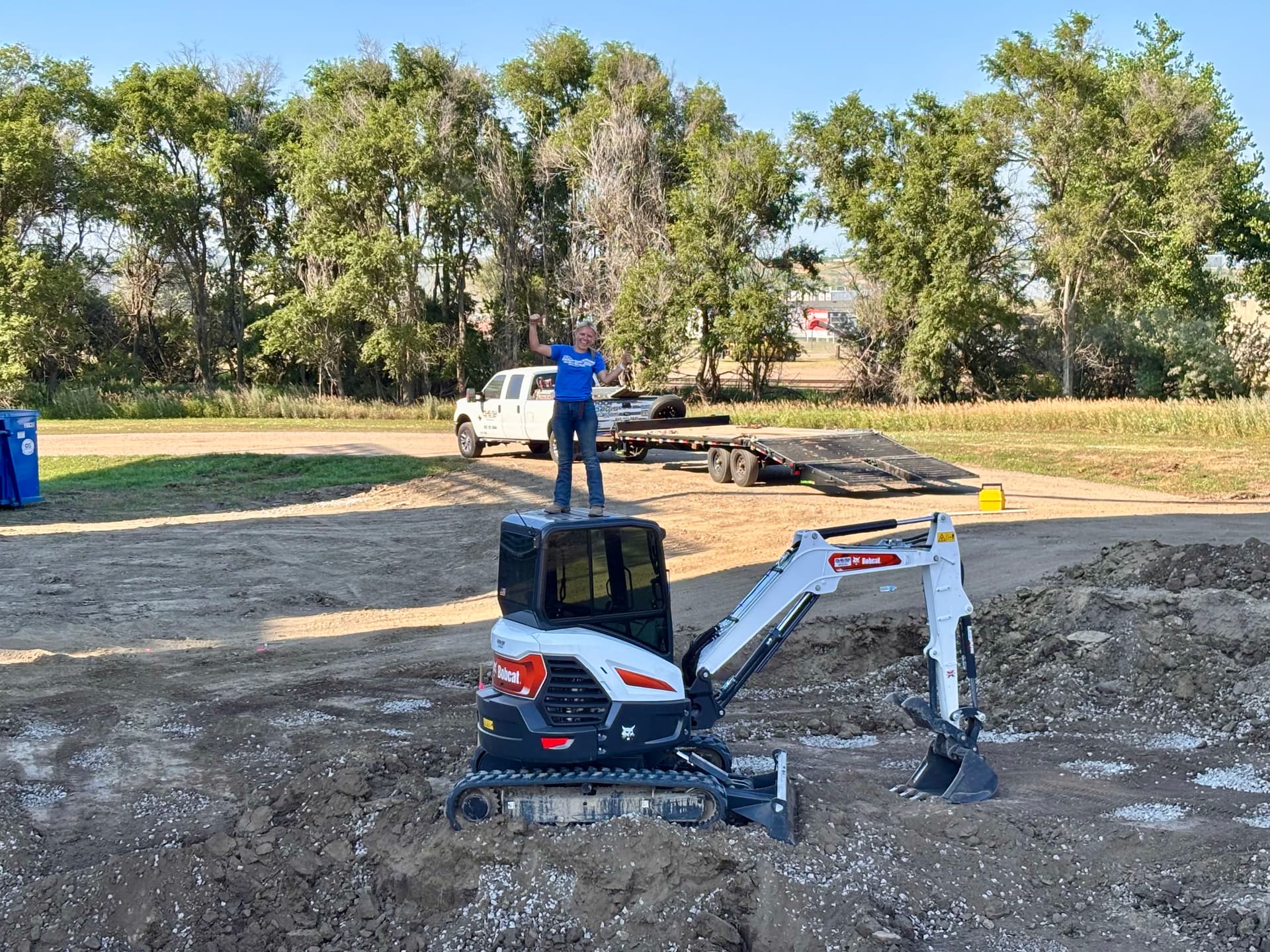 Gallery photos for Breaking Ground on a New 50-Foot Grain Bin in Bismarck ND: Image #3