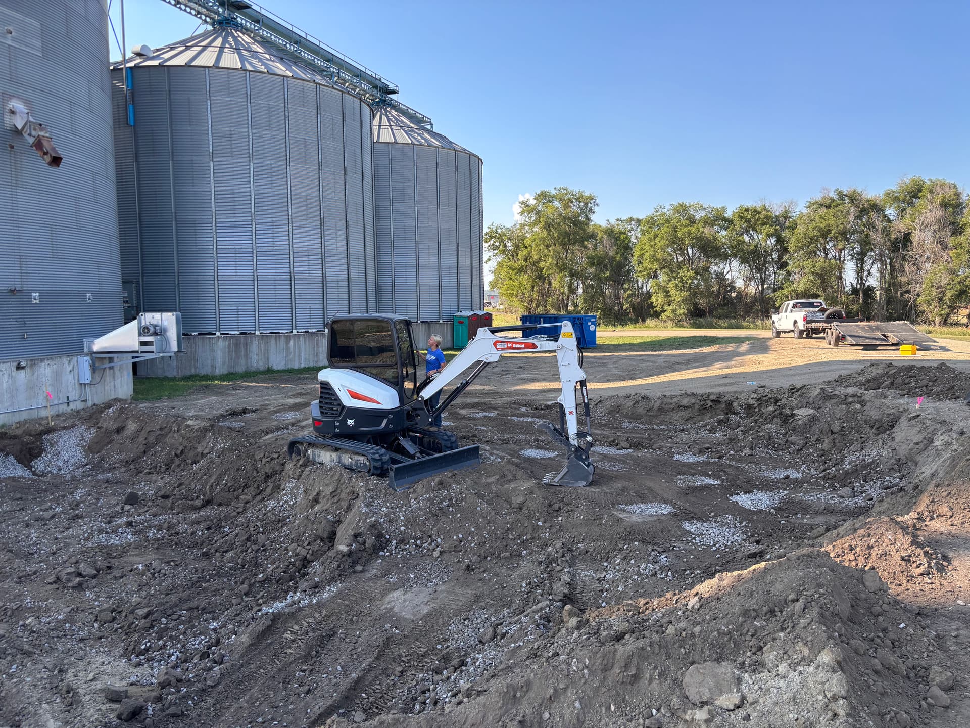 Gallery photos for Breaking Ground on a New 50-Foot Grain Bin in Bismarck ND: Image #4