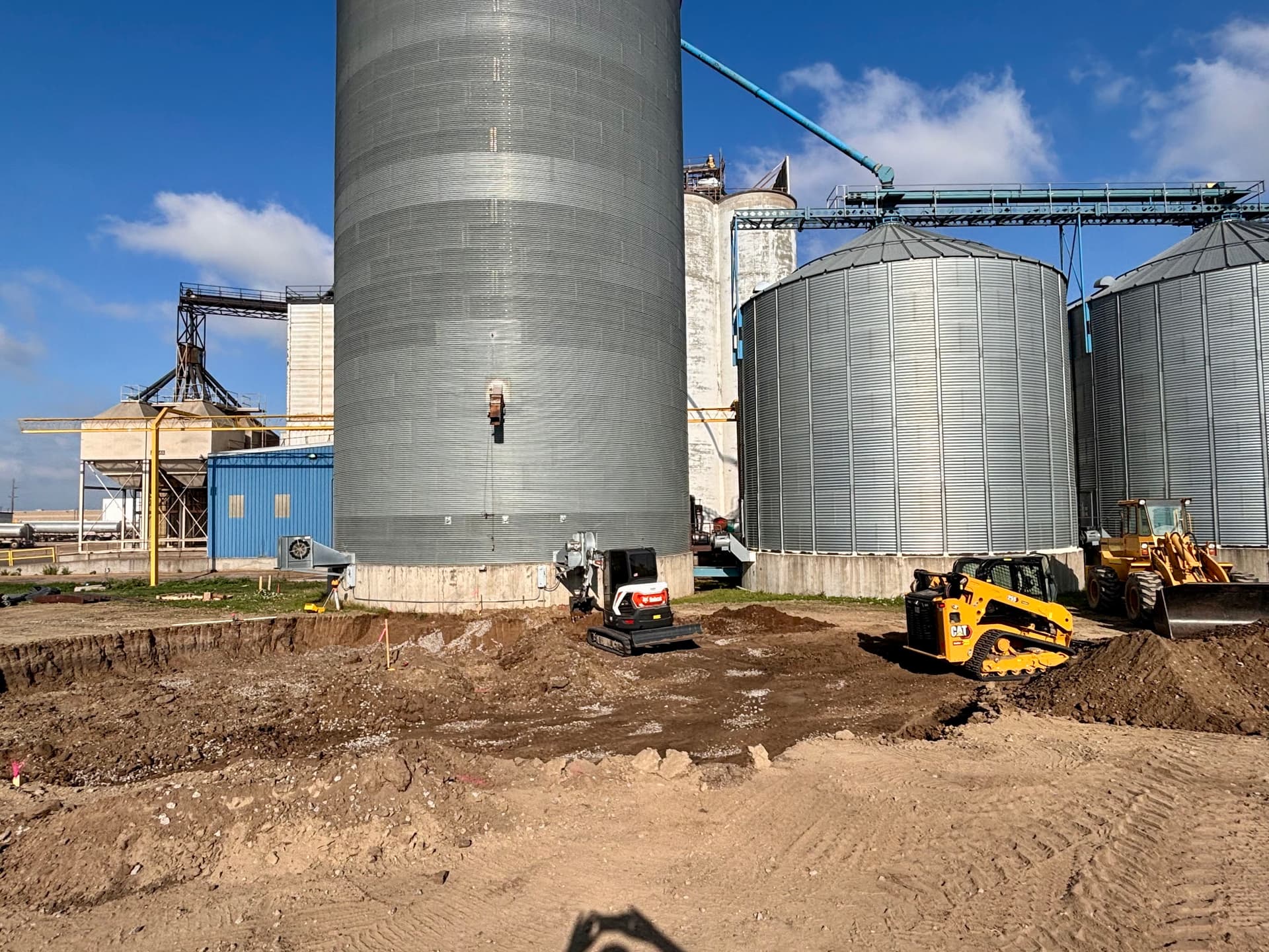 Gallery photos for Breaking Ground on a New 50-Foot Grain Bin in Bismarck ND: Image #1
