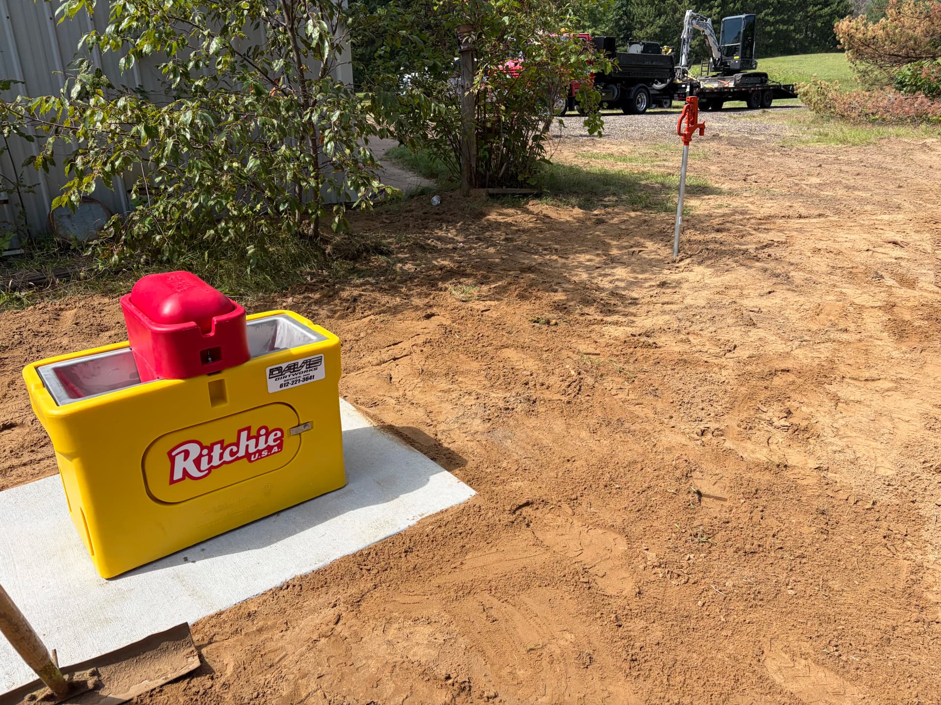 Ritchie Omni 2 Waterer and Yard Hydrant Install in North Branch image