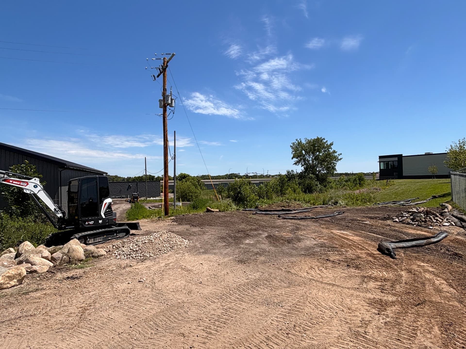 Gallery photos for New Construction Site Work - Pond Build, Backfill, and Custom Grading: Image #1