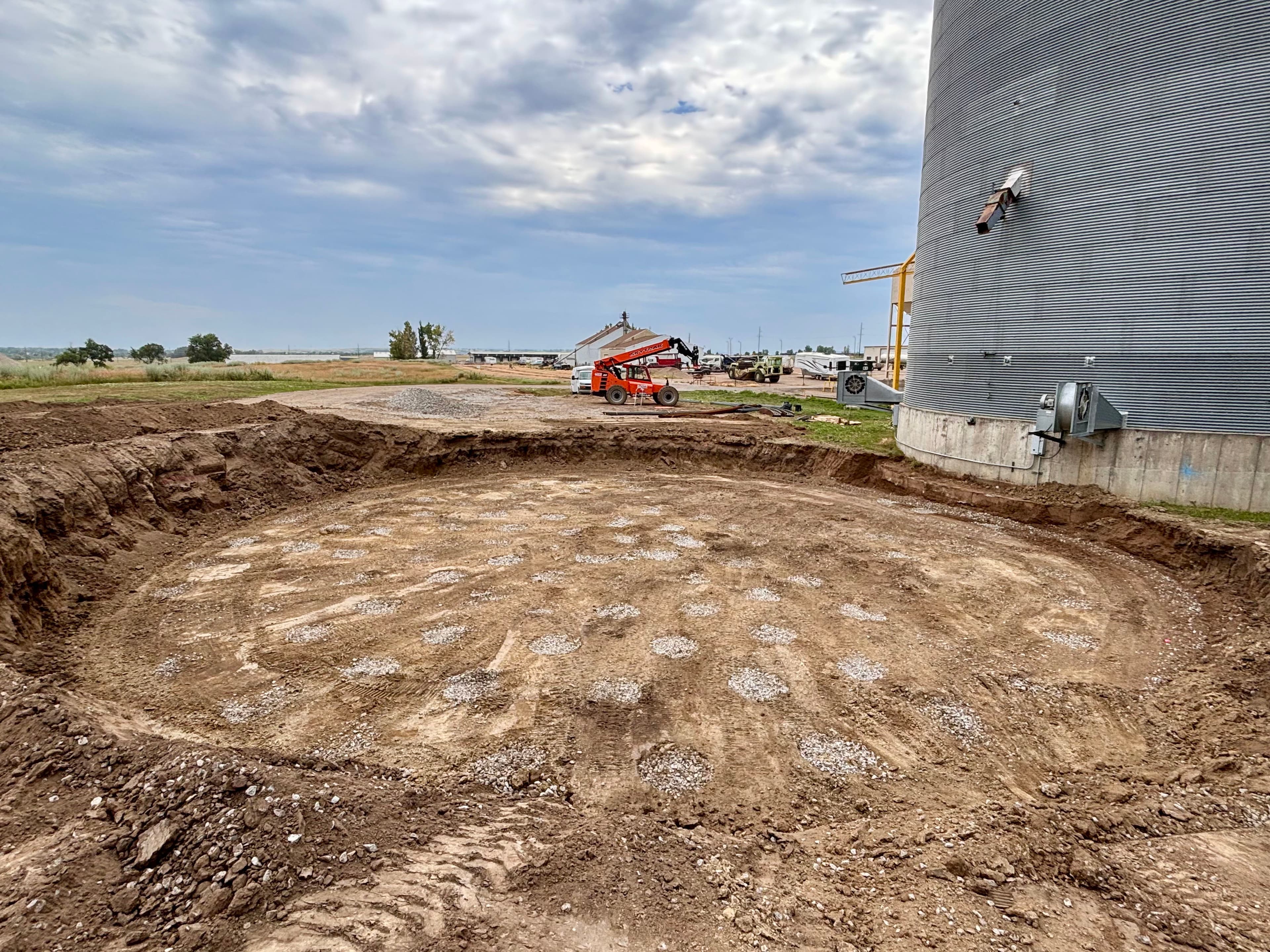 Project Breaking Ground on a New 50-Foot Grain Bin in Bismarck ND image