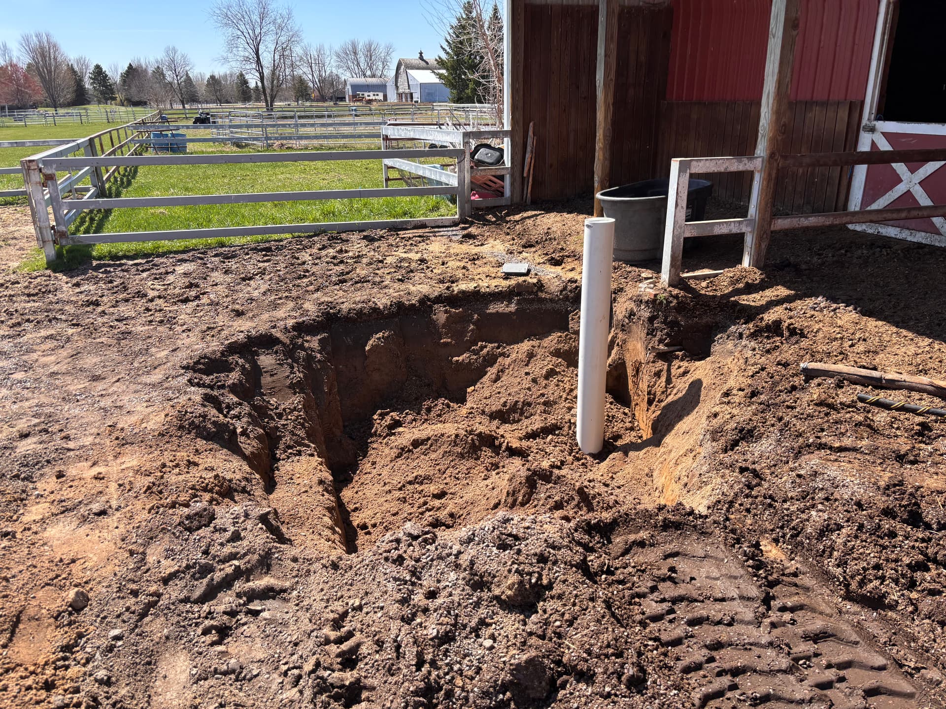 Gallery photos for Automatic Drinking Post Waterer Installation in Nowthen MN: Image #3