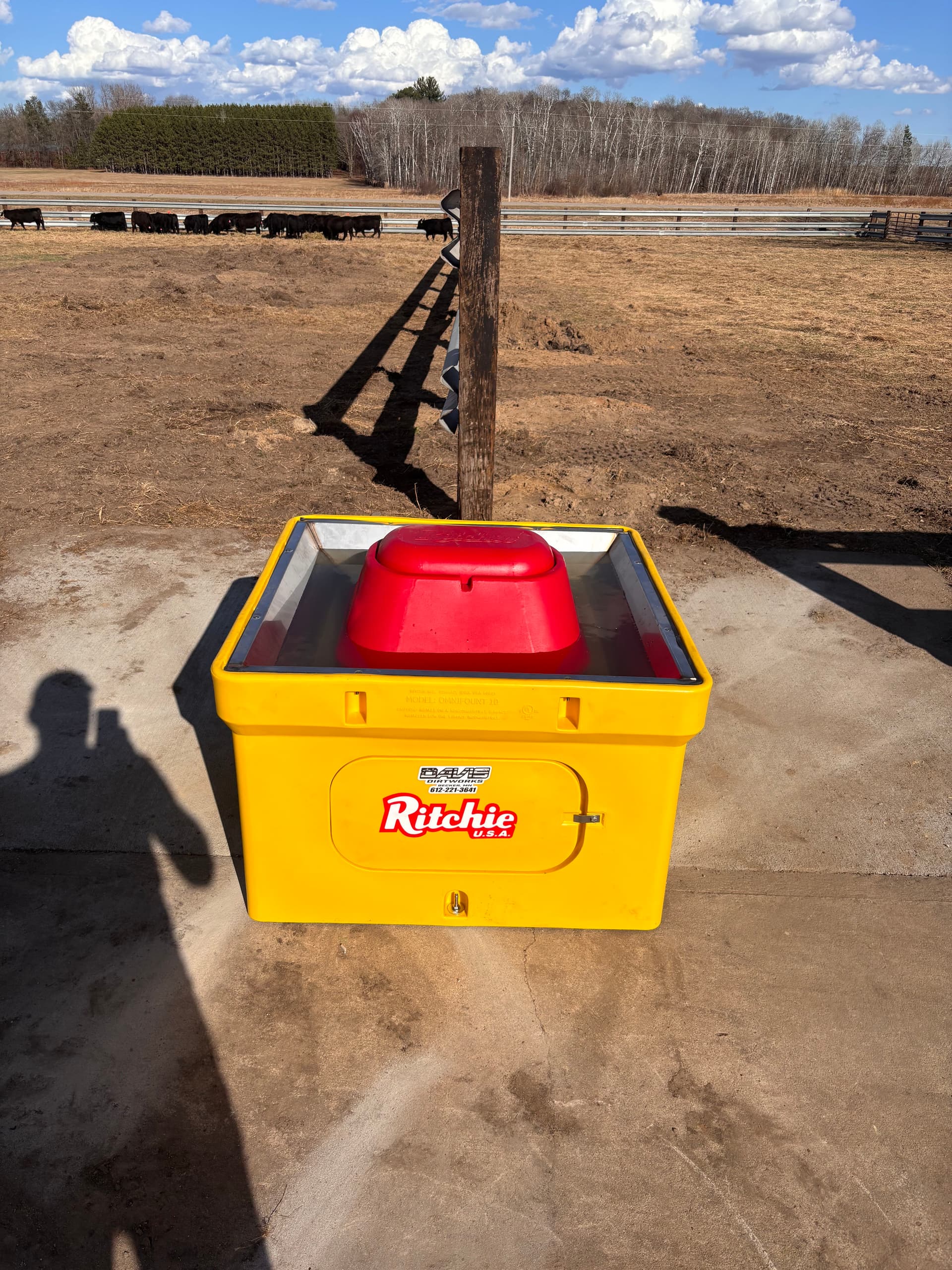 Gallery photos for Ritchie Waterer Install for 72 Cattle in Staples MN: Image #3