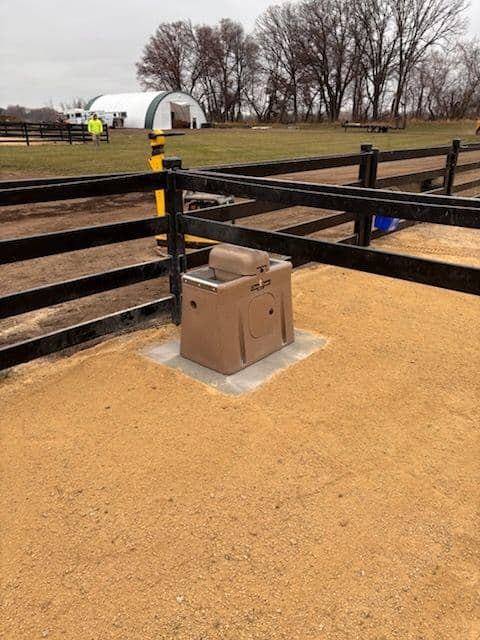 Gallery photos for Horse Barn Enhanced with New Classic Equine Ritchie Waterers in Isanti: Image #2