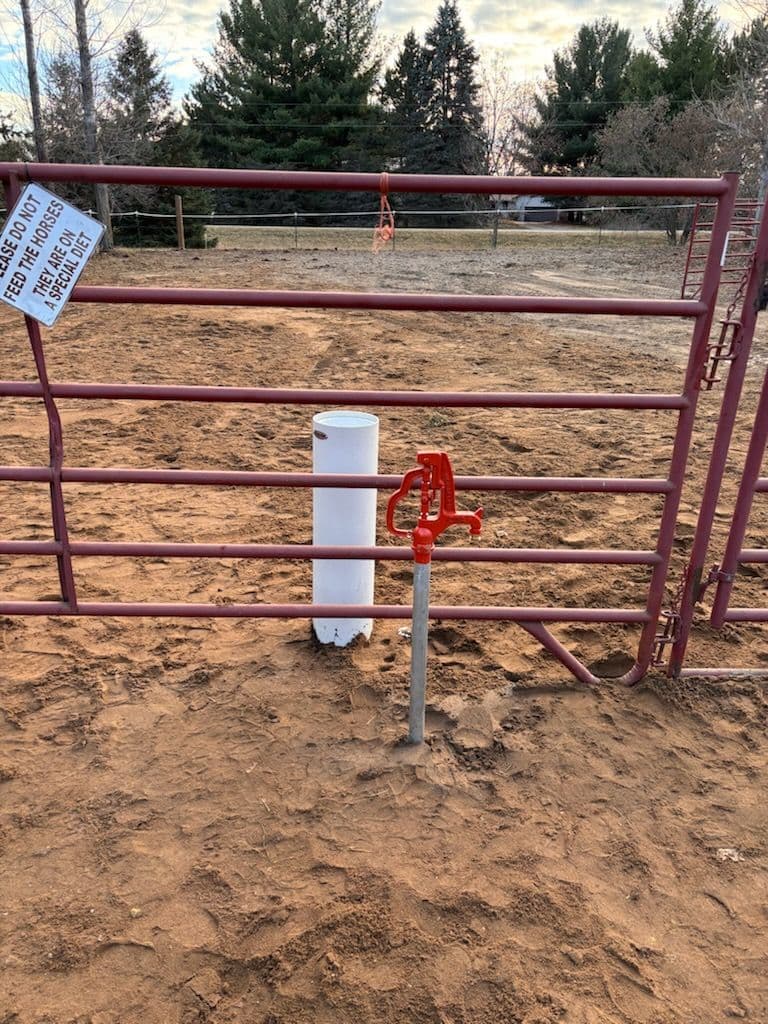 Automatic Waterer Installation for Horses
