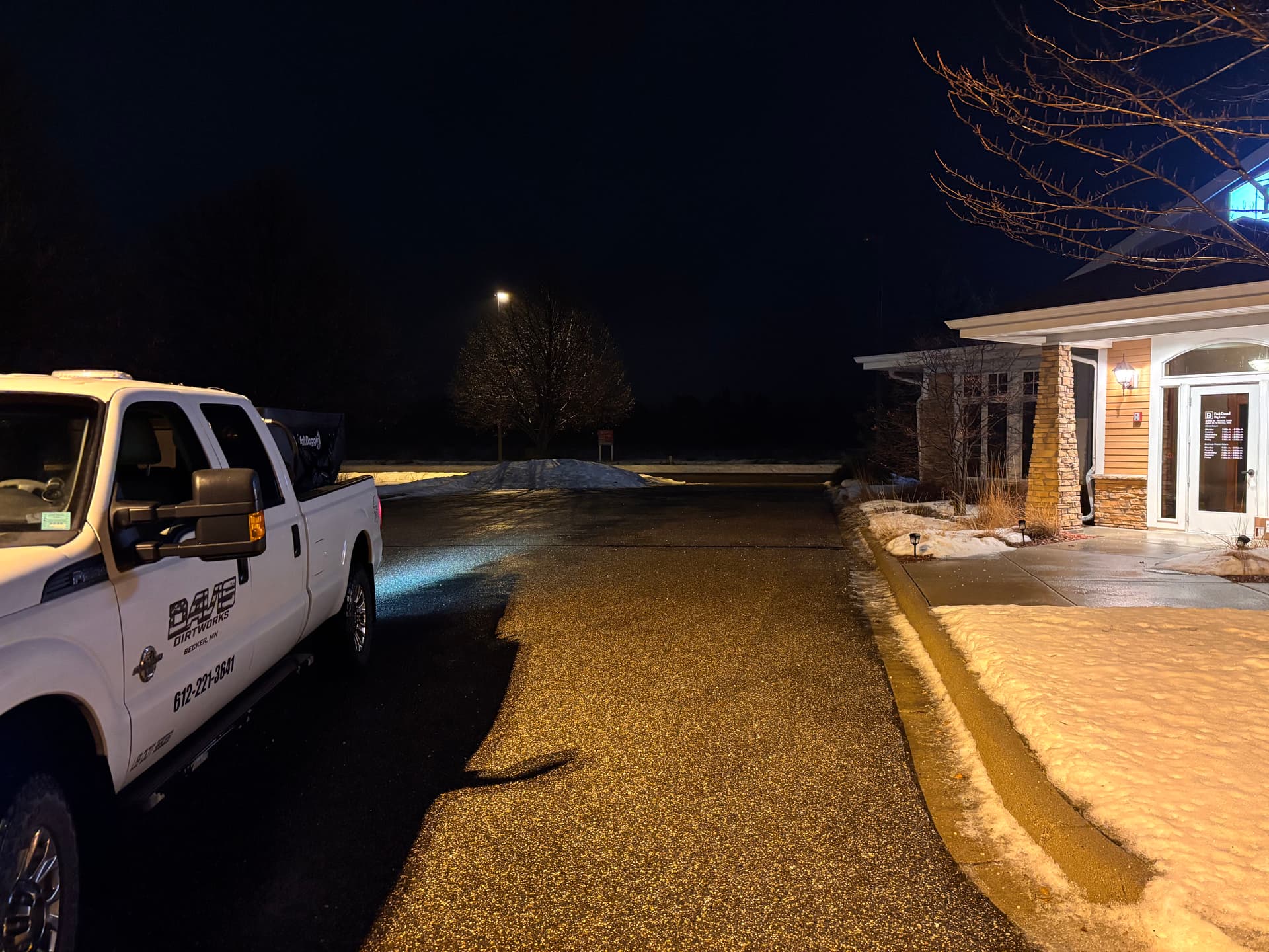 Gallery photos for Davis Dirt Works LLC: Ice-Free Parking Lot Success: Image #2