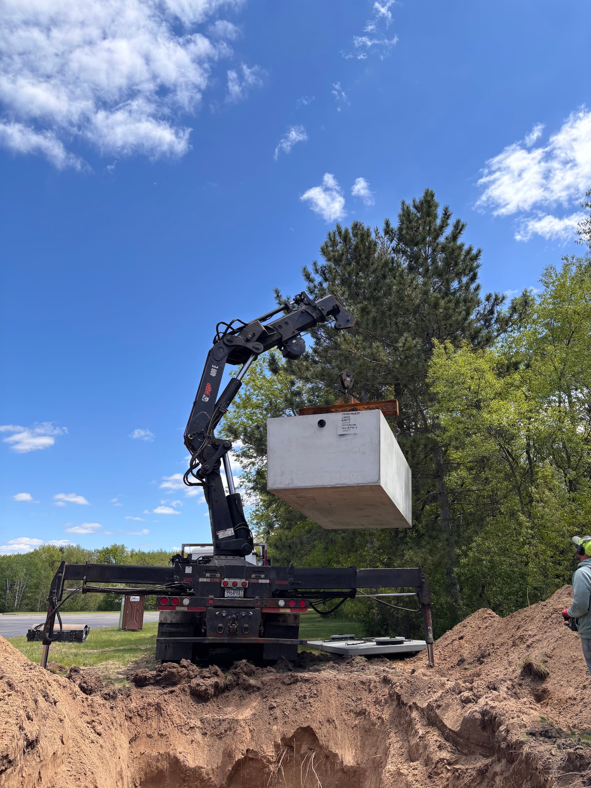 Gallery photos for Holding Tank Install and Shop Floor Prep in Ham Lake: Image #2