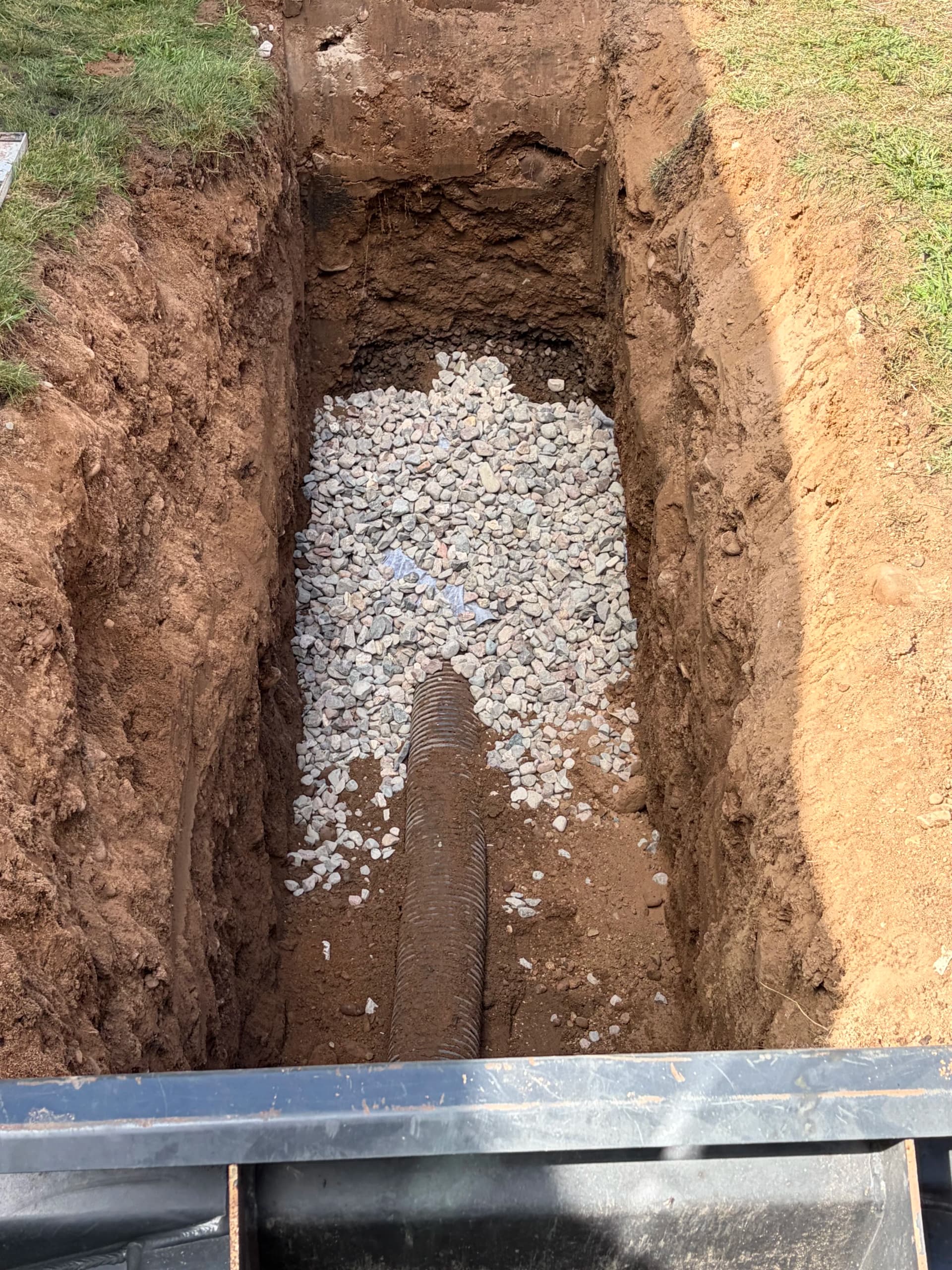 Gallery photos for Storm Line Repair and Drainage Fix in Zimmerman: Image #1