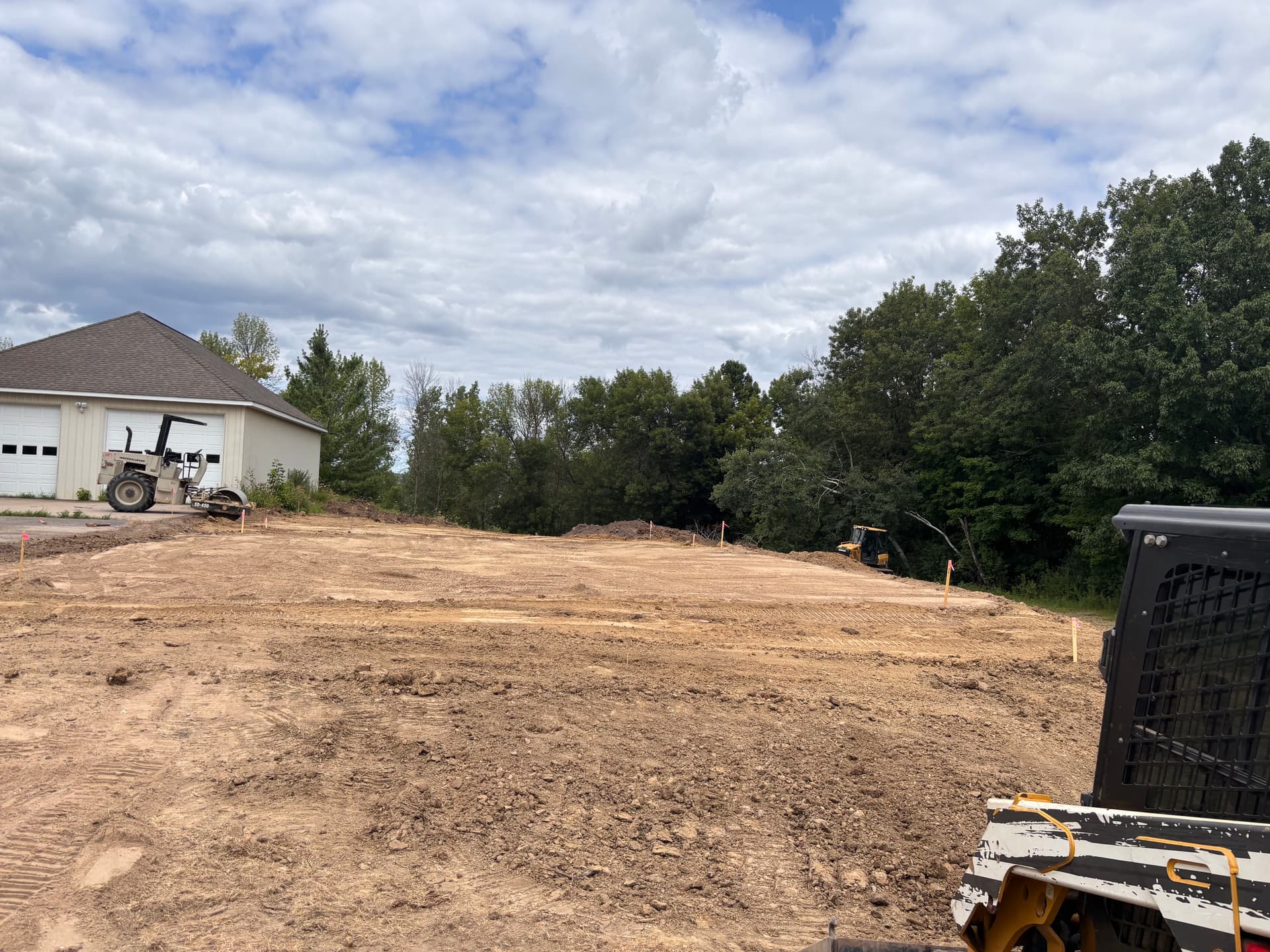 Gallery photos for Pole Barn Pad Site Prep and Fill Work in Corcoran: Image #1