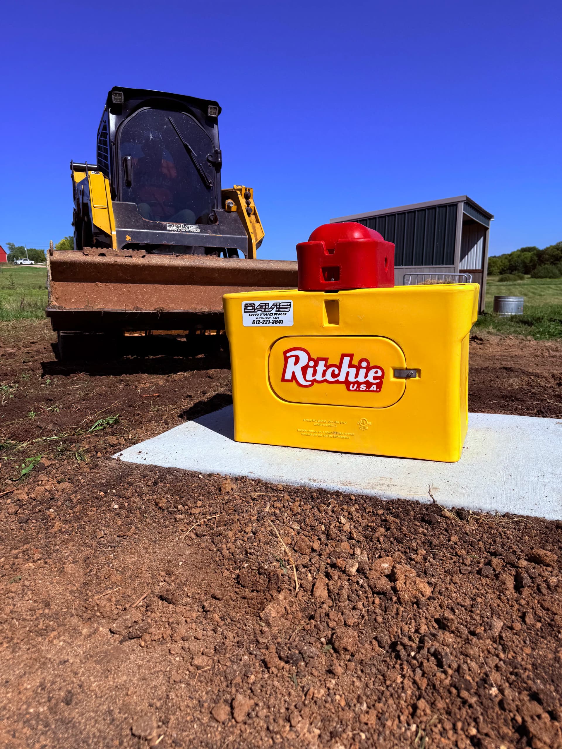 Gallery photos for Ritchie Waterer Installation at a Buffalo MN Horse Property: Image #2