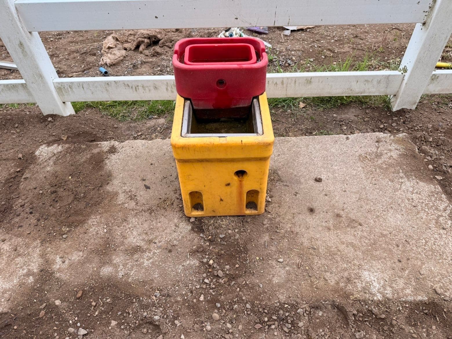 Gallery photos for New Concrete Pads Installed Under Ritchie Automatic Waterers: Image #5