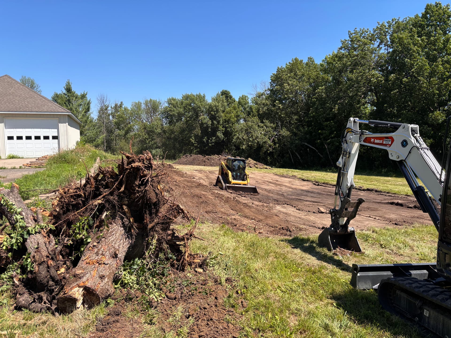 Gallery photos for Pole Barn Pad Site Prep and Fill Work in Corcoran: Image #4