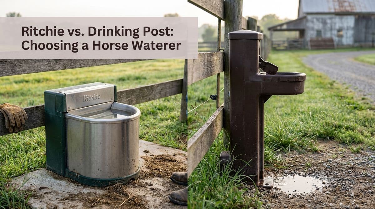 Ritchie vs. Drinking Post: Choosing a Horse Waterer image