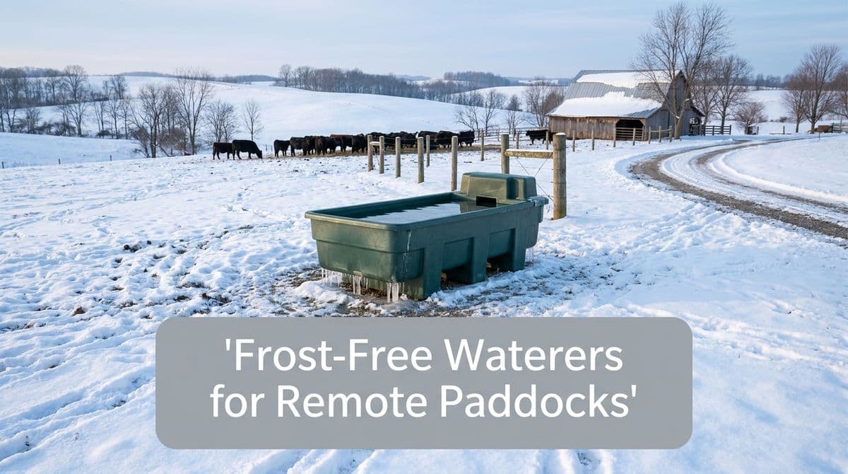 Frost-Free, Non-Electric Waterers for Remote Paddocks image